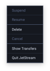 icon context menu