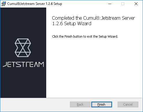 Windows — Jetstream Server 1.7.1 documentation