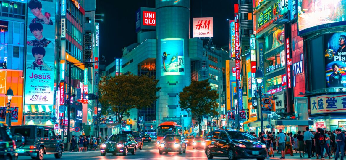 shibuya japan at night aridrem and jetstream partnership